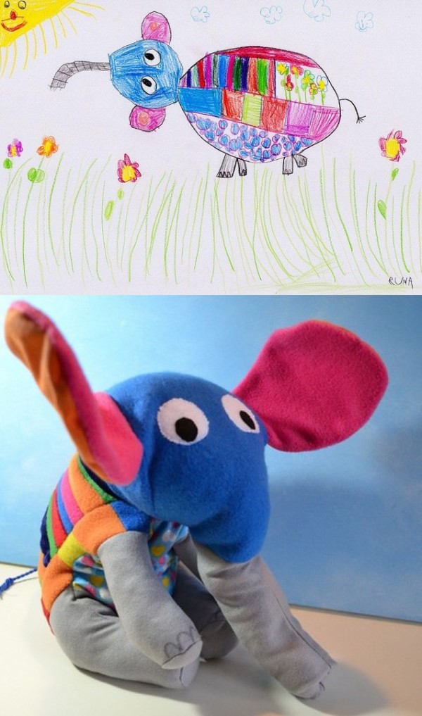 [E.O.M.S.] If children’s drawings were made into toys…