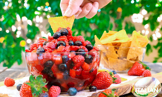 Summer Berry Fruit Salsa