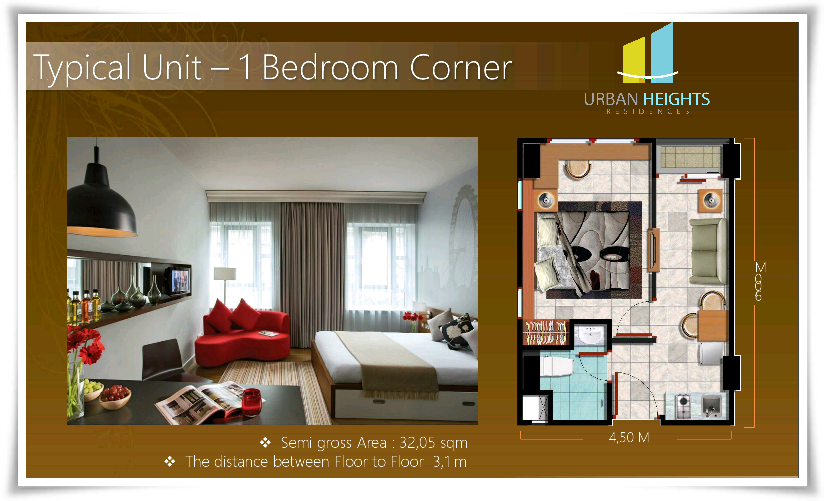 Unit Type Urban Heights Apartment URBAN HEIGHTS APARTEMENT