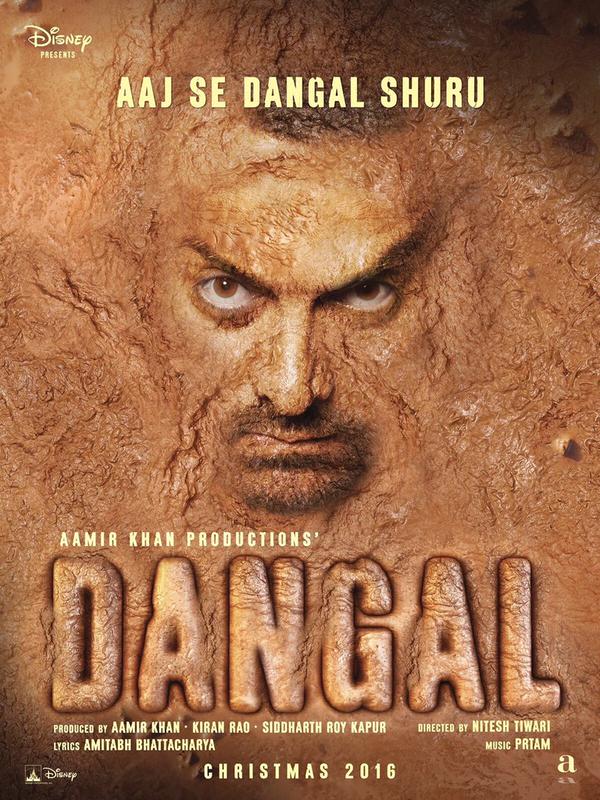 Dangal first look, Poster of Aamir Khan