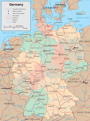 Maps of Germany - Free Printable Maps