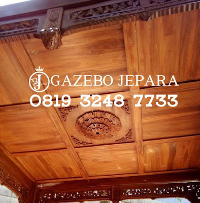 Gazebo Jati Plavon Gazebo Jati Plavon