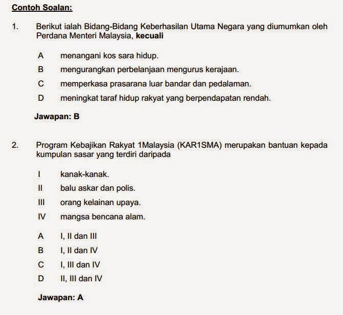 Contoh Soalan Ujian Psikometrik Pt3