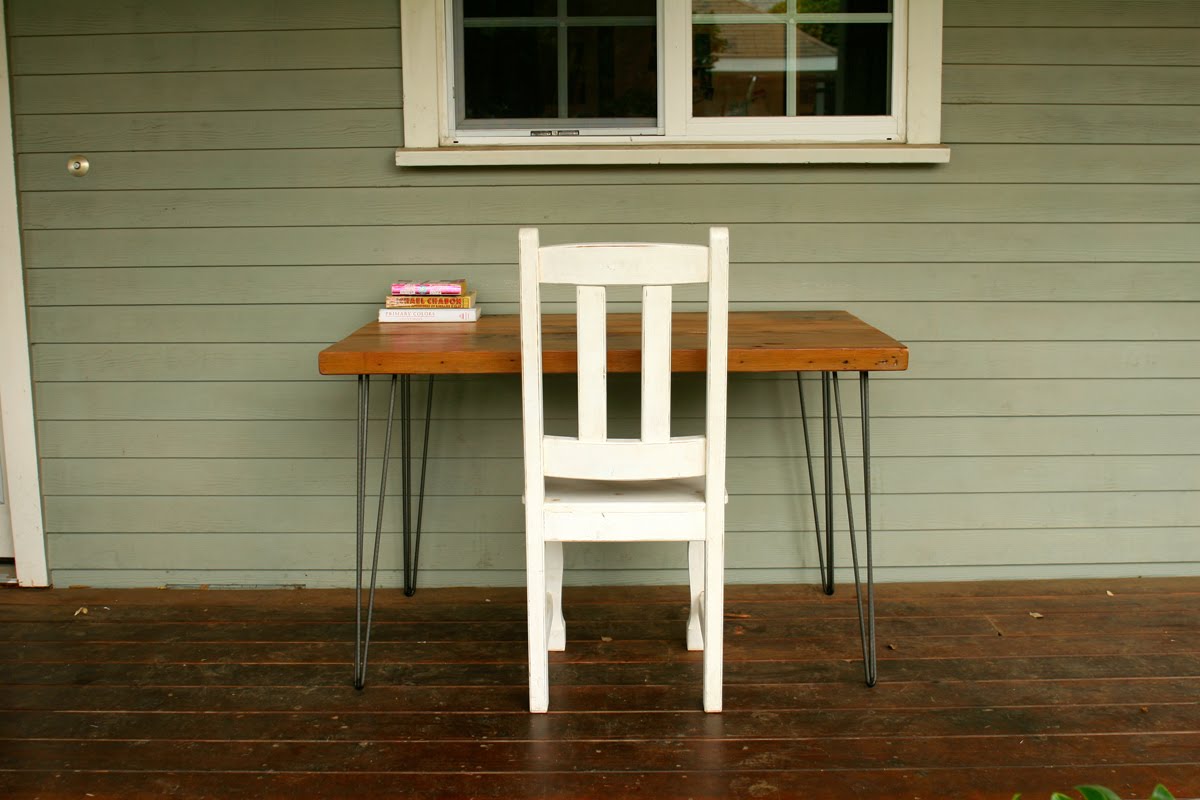Arbor Exchange | Reclaimed Wood Furniture: Hairpin Leg Desk