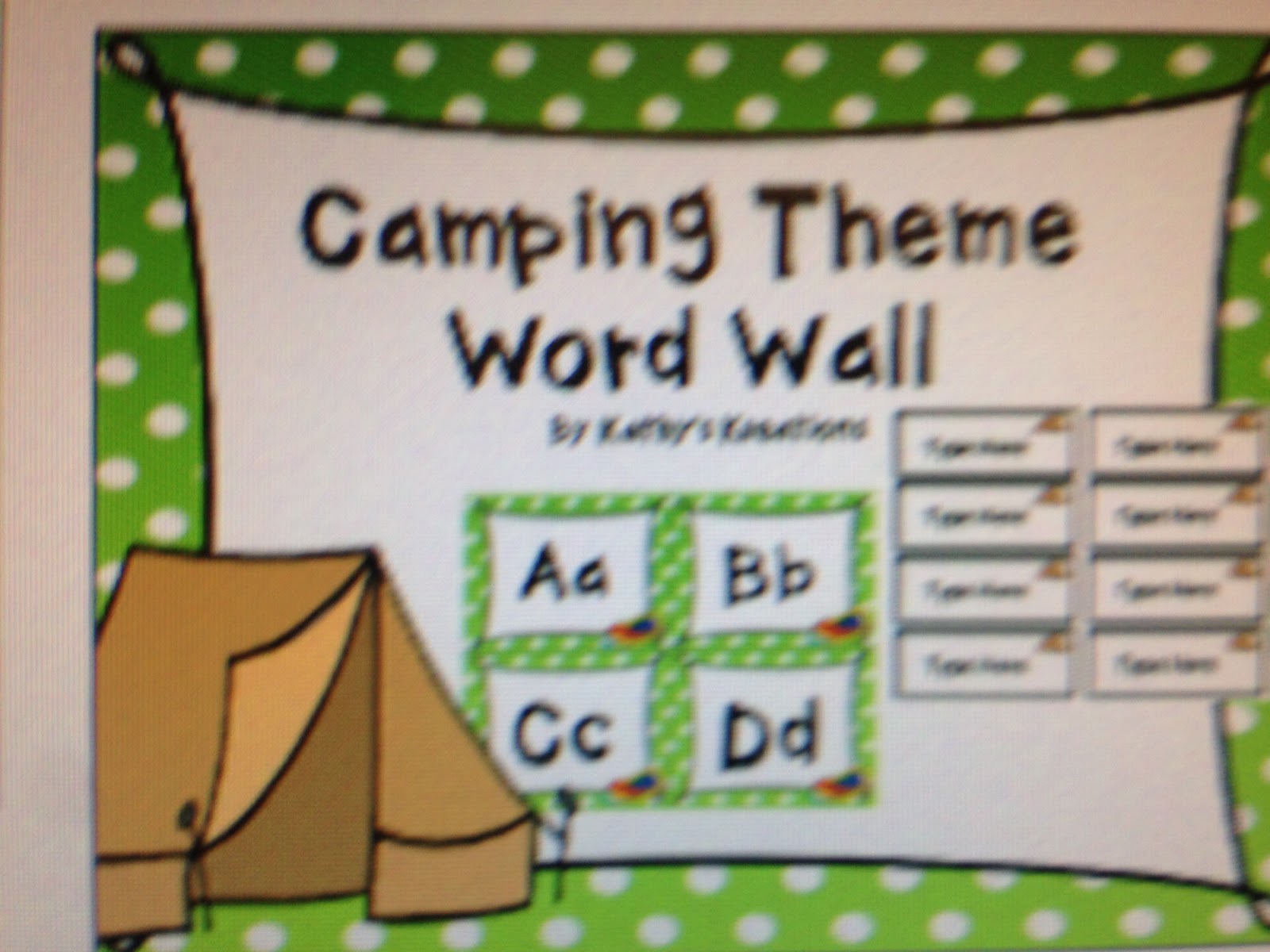 Kindergarten Couture Word Wall