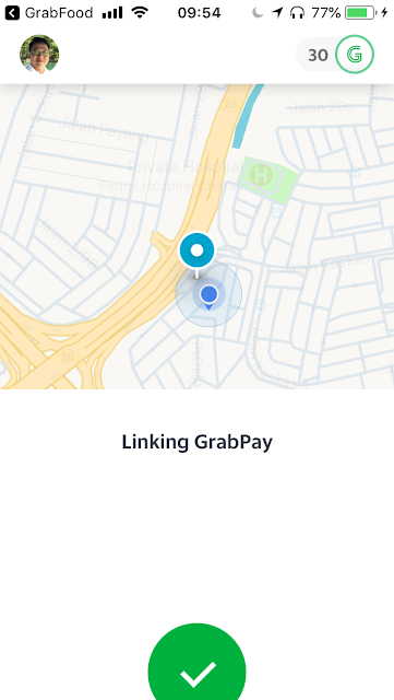 Link GrabPay to GrabFood success