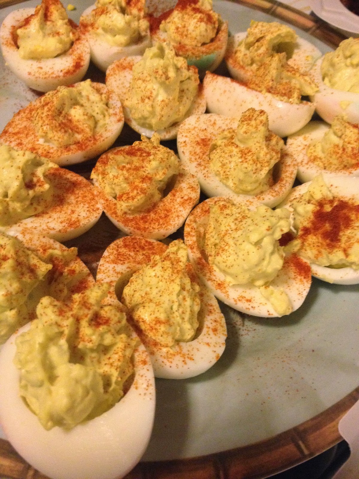 Deviled Eggs with Mom's secret ingredient