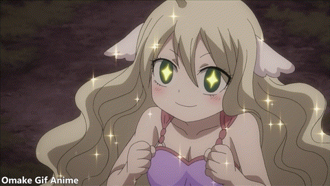 Joeschmo's Gears and Grounds: Omake Gif Anime - Fairy Tail S2 - Episode 95  - Mavis Excited