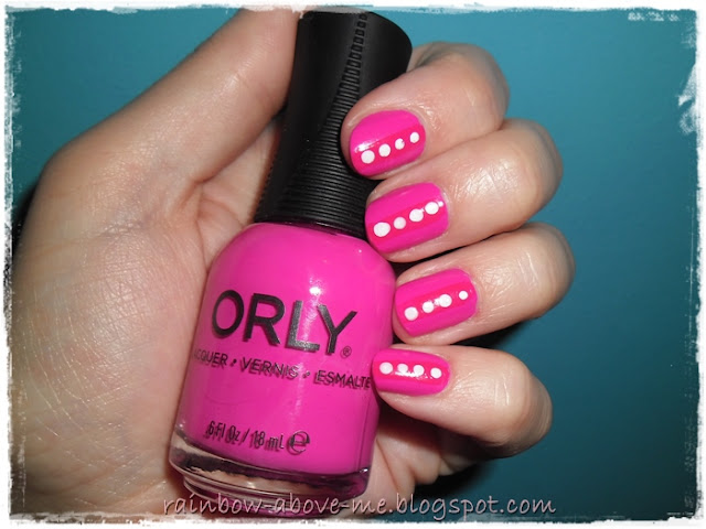 Orly - lakiery Risky Behavior & Electropop ♥ Dotted manicure