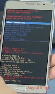 Android System Recovery - Hard Reset Samsung Galaxy ON7 SM-G600 AND ON5 SM-G550