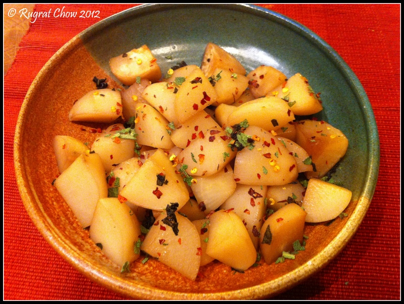 A Whole Food Life Maple Sage Glazed Turnips