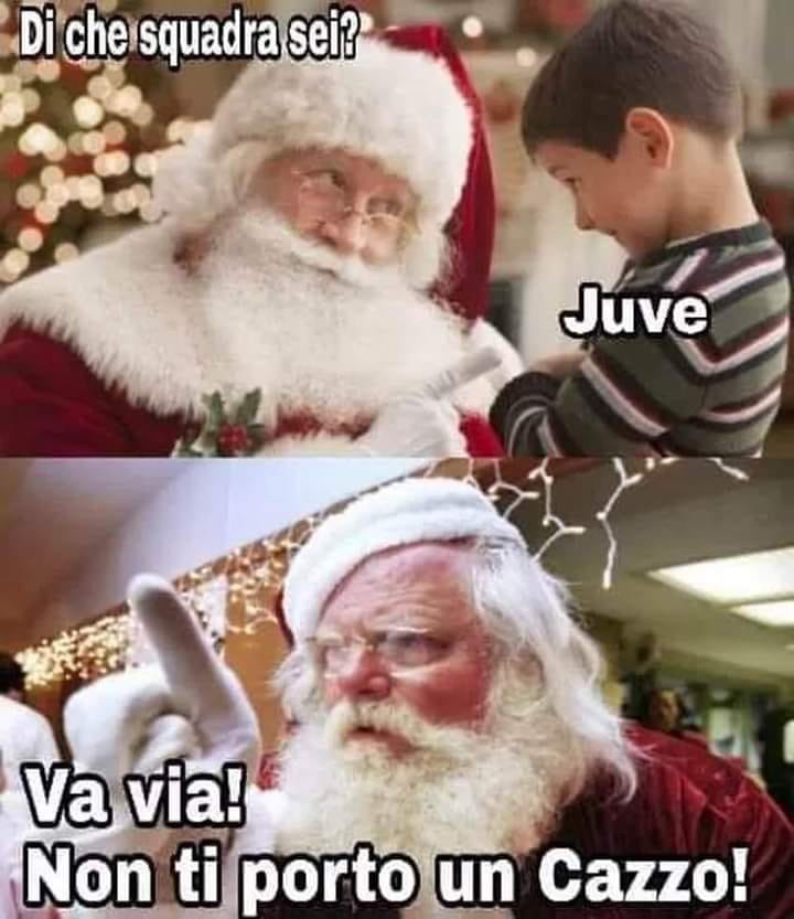 Babbo Natale Juventus.Diavolorossonero Babbo Natale E La Juve