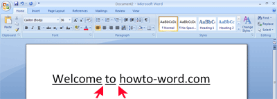 How to underline only words but not the spaces between them in