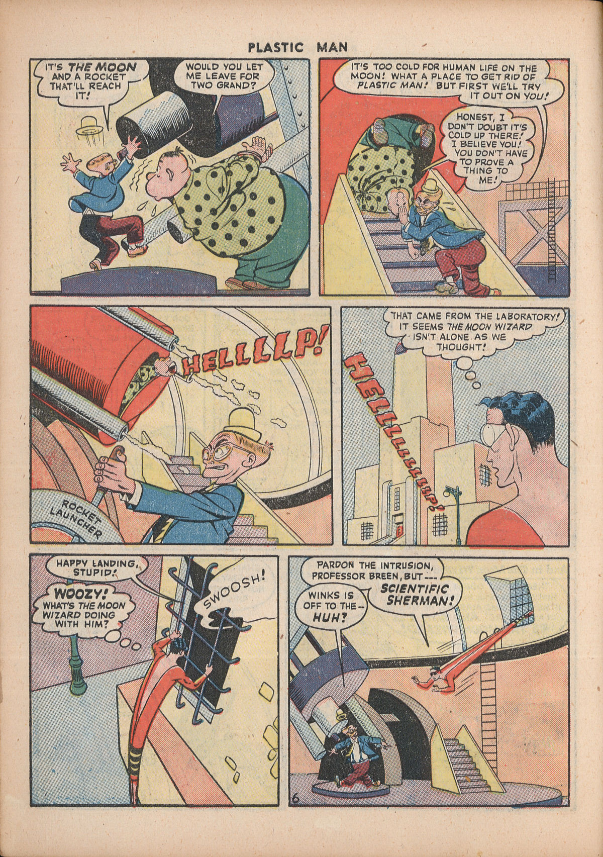 Plastic Man (1943) issue 6 - Page 8