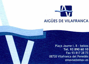 AIGÜES DE VILAFRANCA