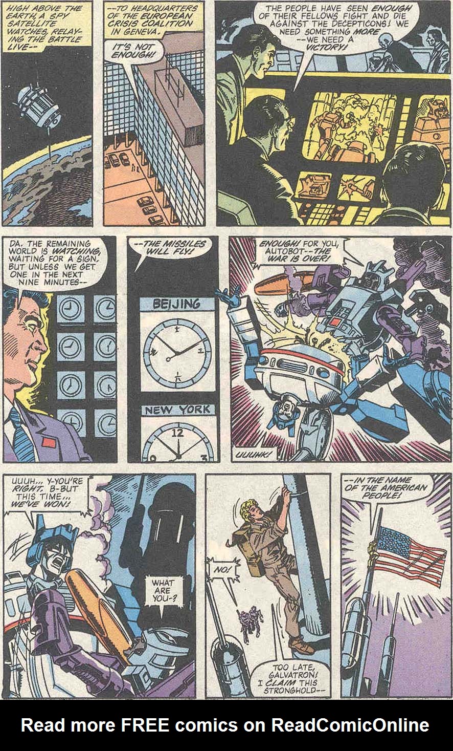 Read online The Transformers (1984) comic -  Issue #67 - 19