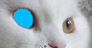 como mudar a cor do olho