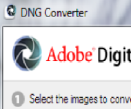 برنامج Adobe DNG Converter للتحويل