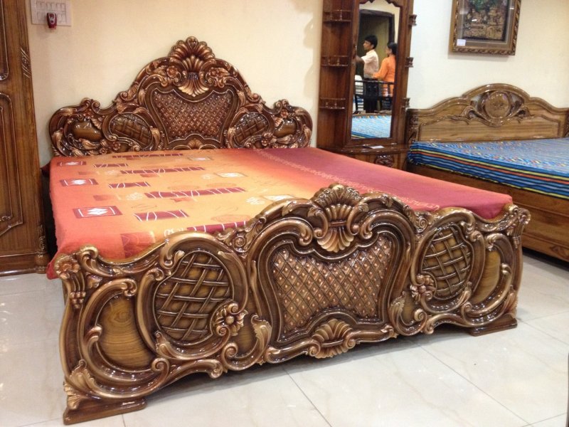 Featured image of post Bed Frame Wooden Bed Design Simple : Made in oak or walnut.