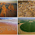 Εικόνες της ερήμου από τον αέρα