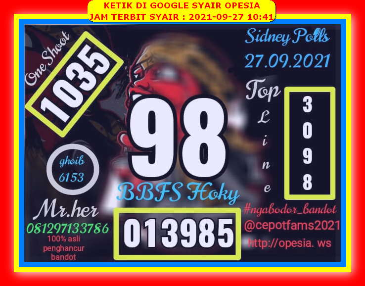 PREDIKSI SYDNEY COJEEL