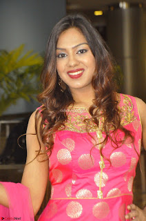 Sindhu Shivarama in Pink Ethnic Anarkali Dress 03
