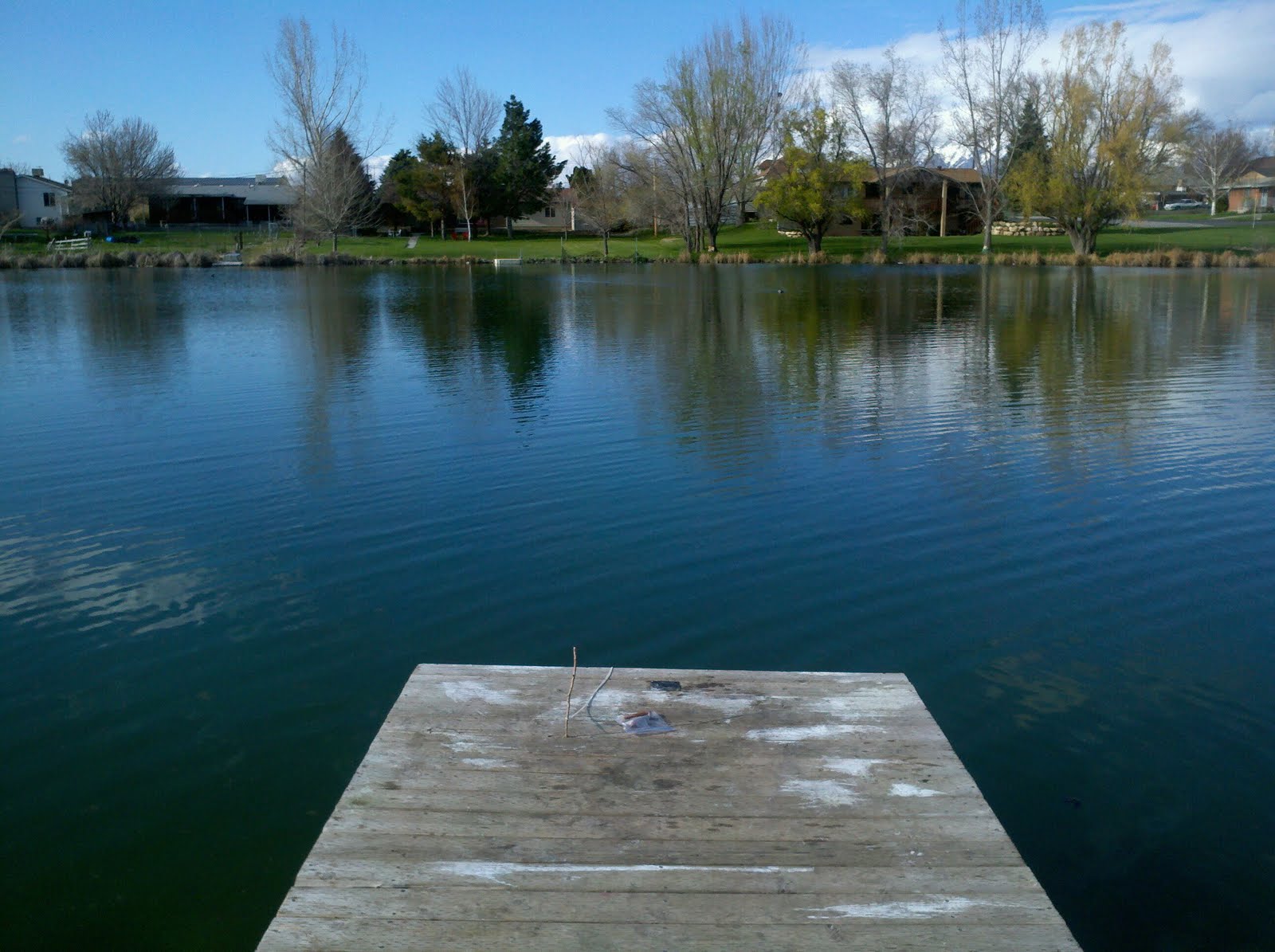 not even close to empty Salem Pond.