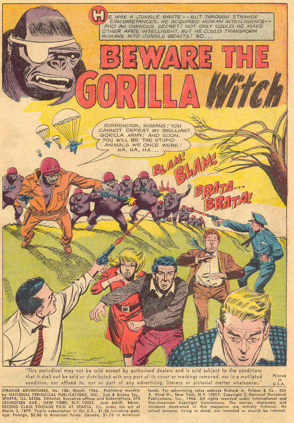 Read online Strange Adventures (1950) comic -  Issue #186 - 3