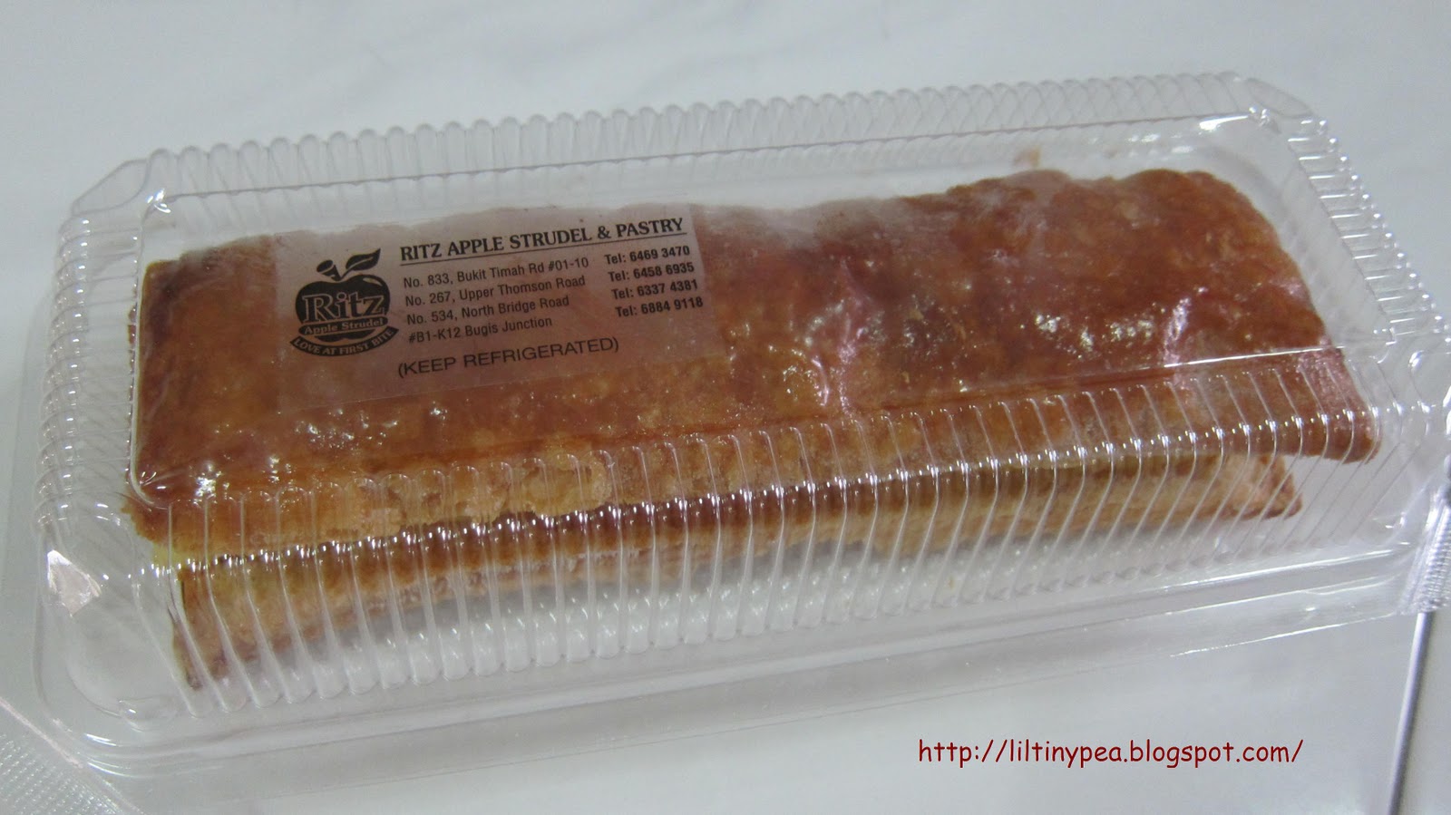 Tiny Pea's Travel & Foodie experiences [Foodie] Ritz Apple Strudel