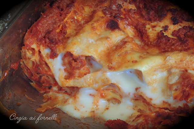 lasagne al forno col bimby/thermomix 