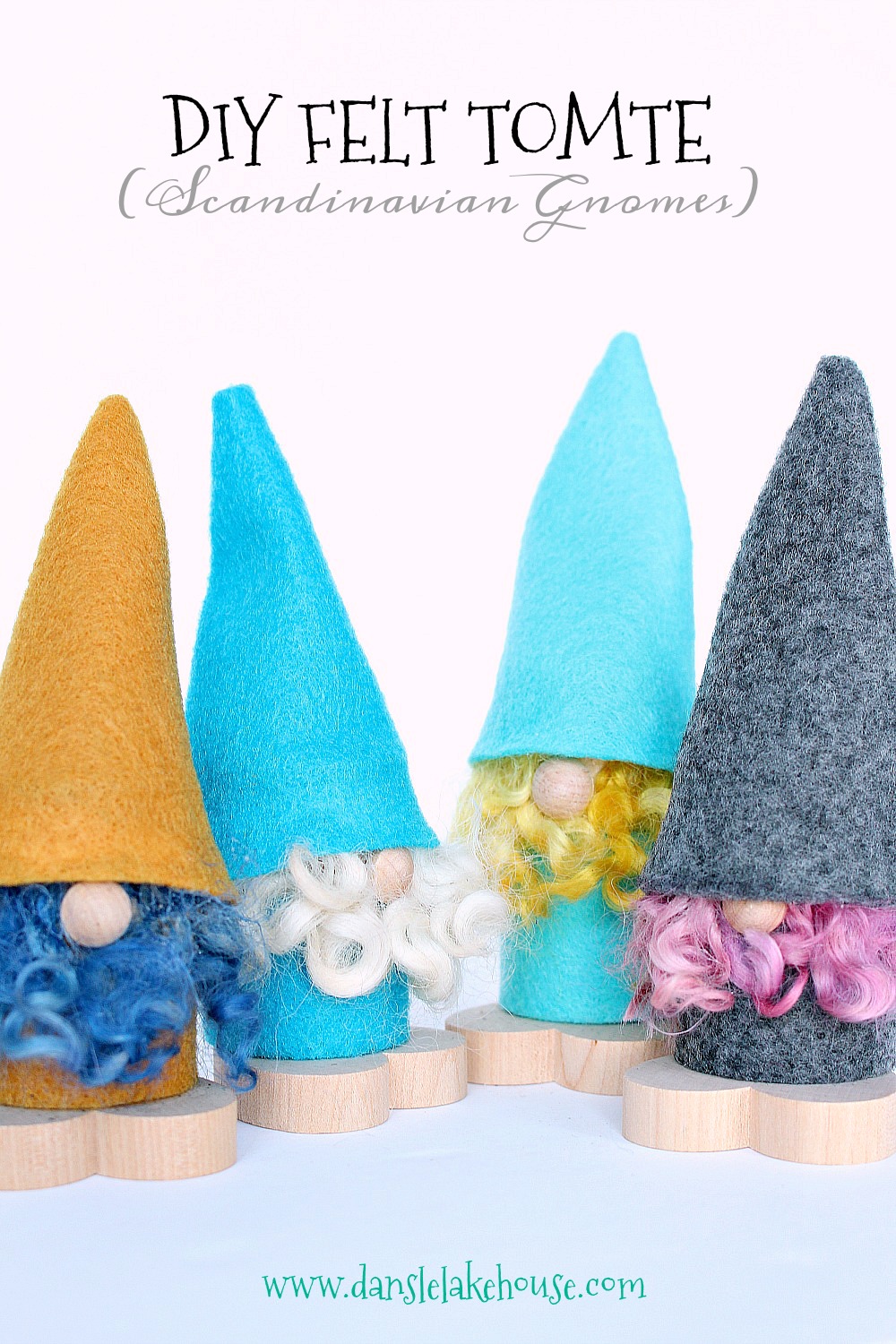 DIY Felt Tomte (Scandinavian Gnomes) Dans le Lakehouse