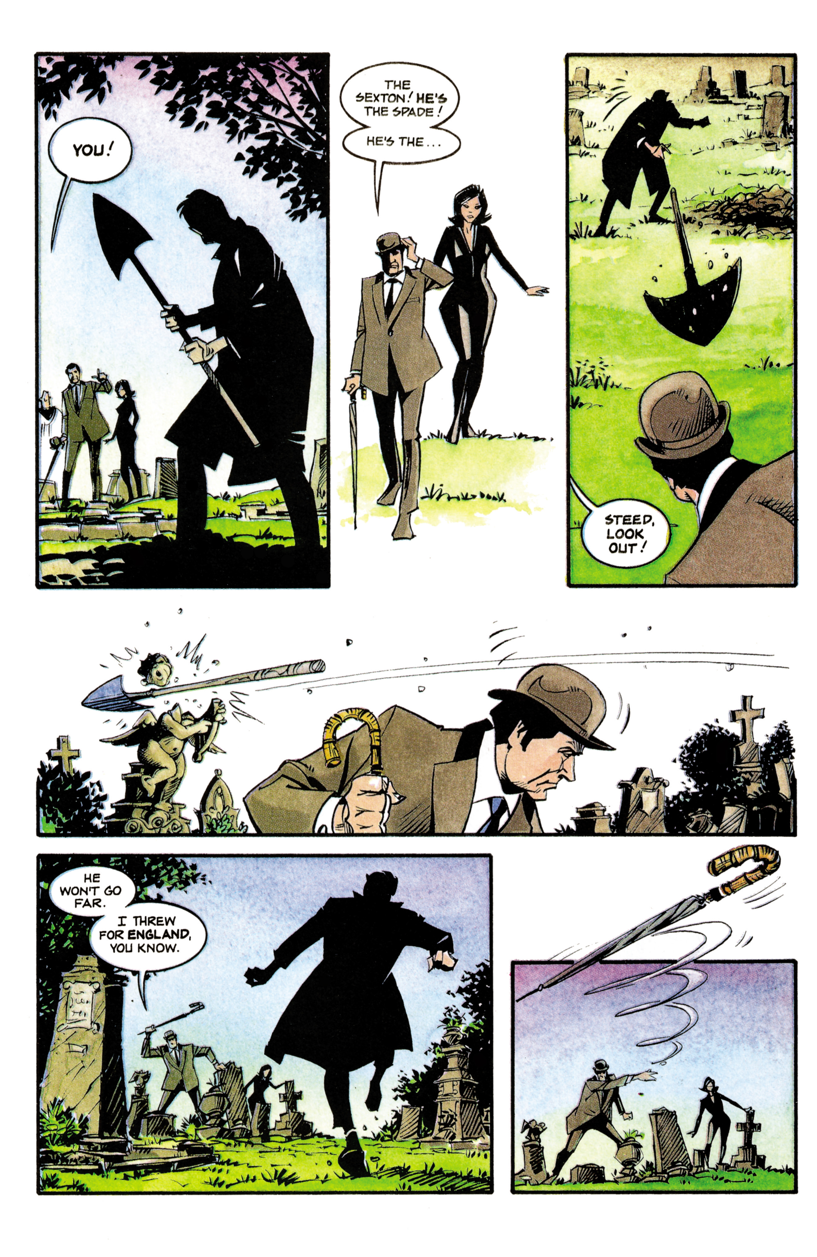 Read online Steed & Mrs. Peel: Golden Game comic -  Issue # Full - 49