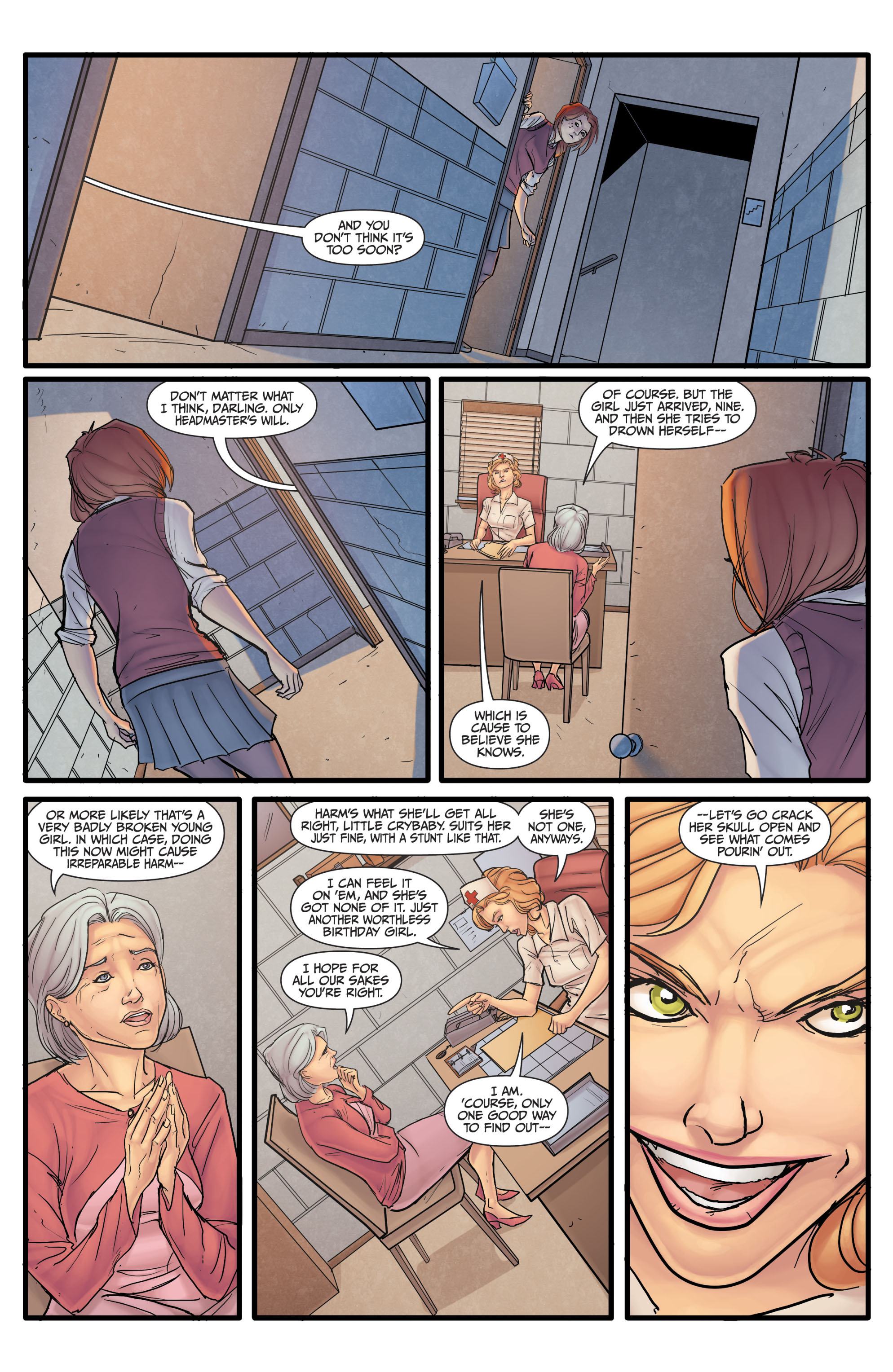 Read online Morning Glories comic -  Issue #3 - 13