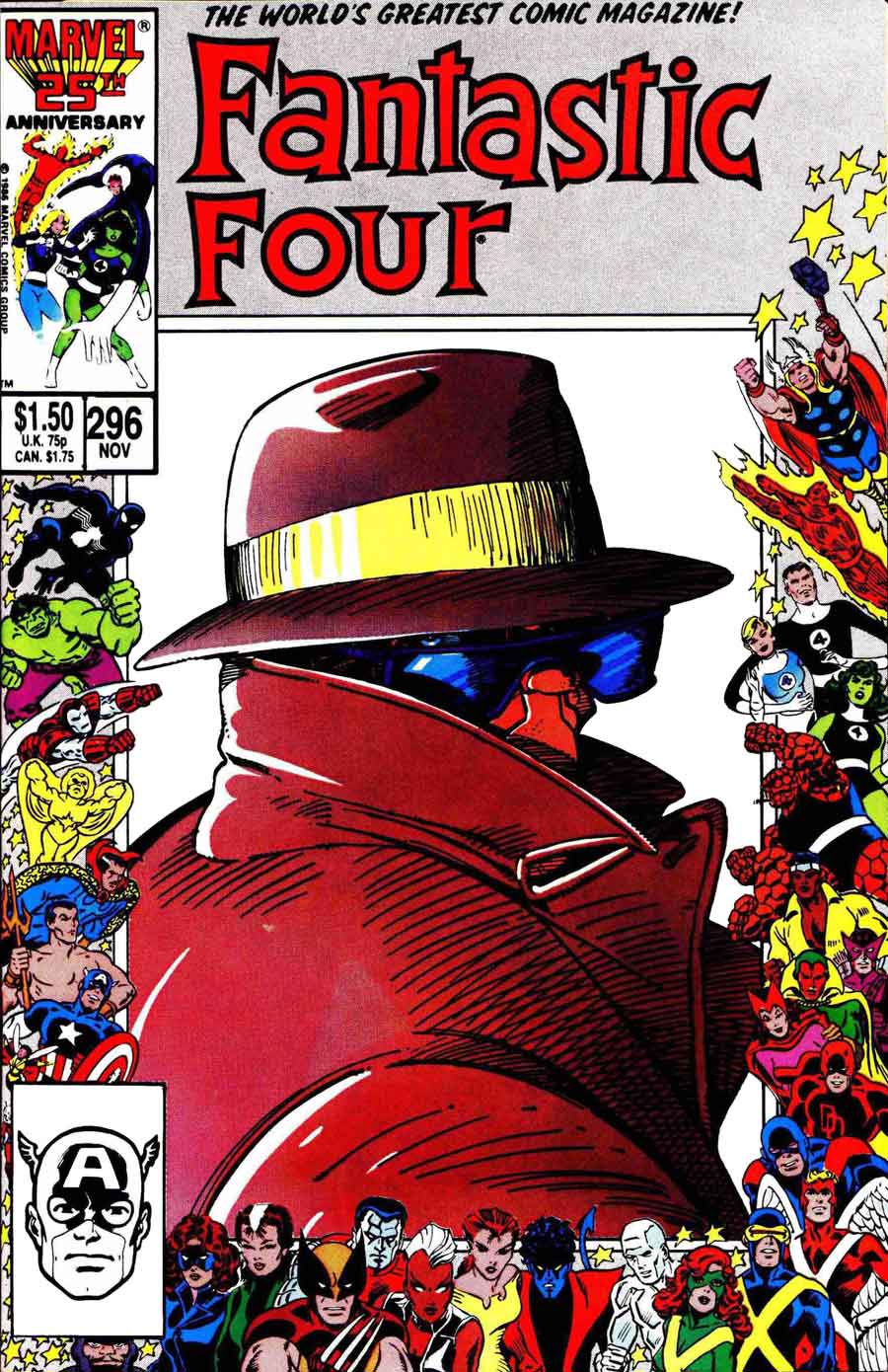 Fantastic Four 296 Barry Windsor Smith art & cover Pencil Ink