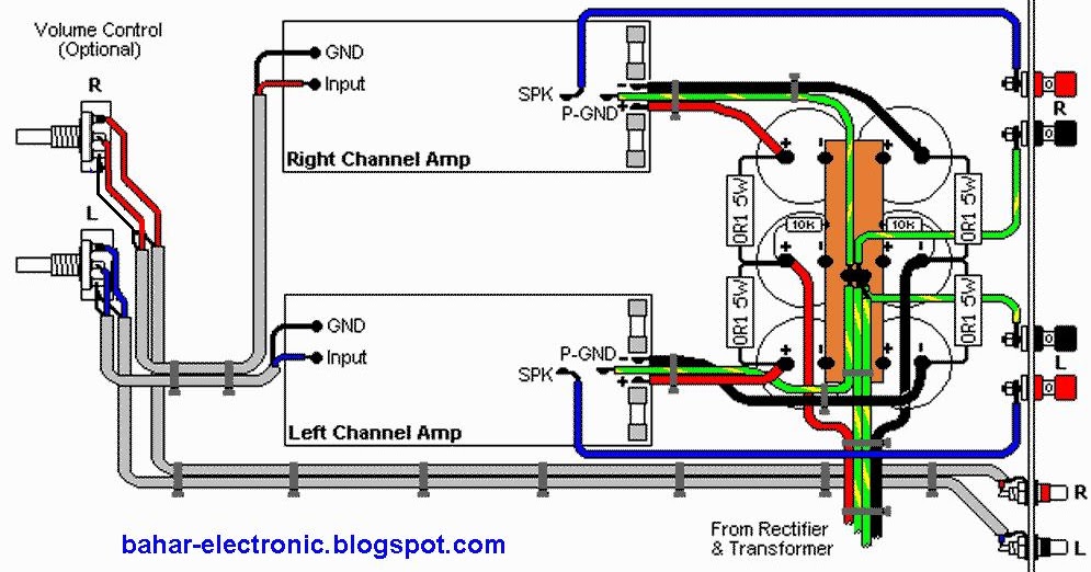 BAHAR ELECTRONIC KONEKSI STAR GROUNDING POWER AMPLIFIER