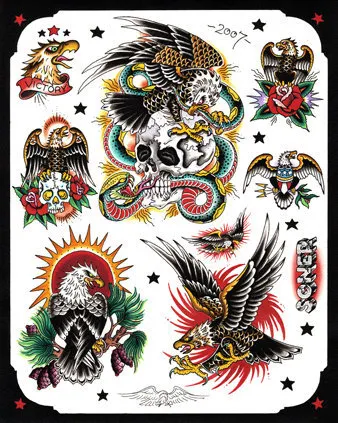 Tatuajes tradicionales diseños