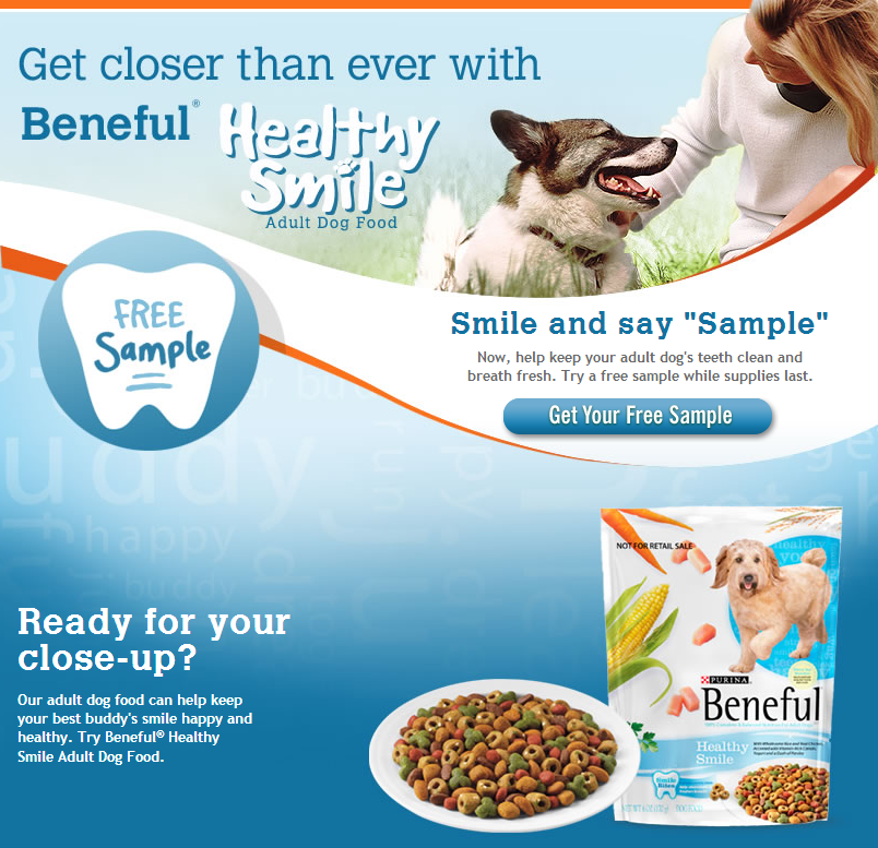 Get a Free Sample of Beneful Dog Food! Loudoun County Limbo