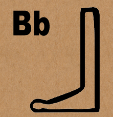 image B in hieroglyphics
