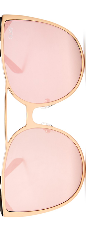 Quay Sorority Princess Mirrored Cat Eye Sunglasses, 60mm