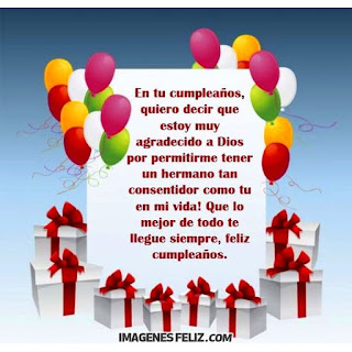 Feliz CumpleaƱos Hermano