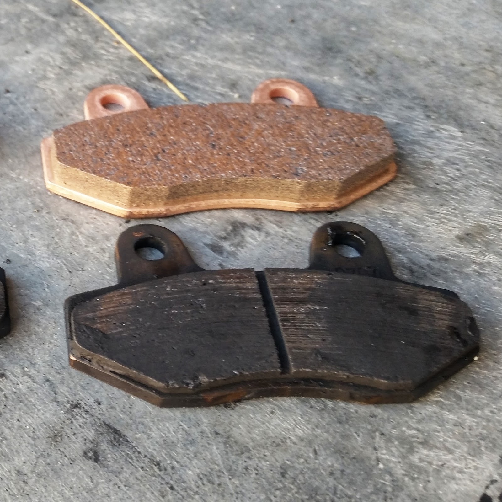 dr650 front brake pads