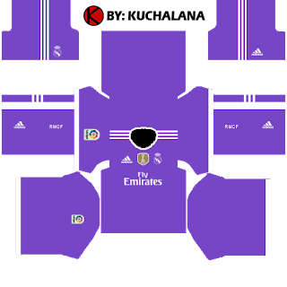 Real Madrid Kits 2016/2017 | Dream League Soccer 2015