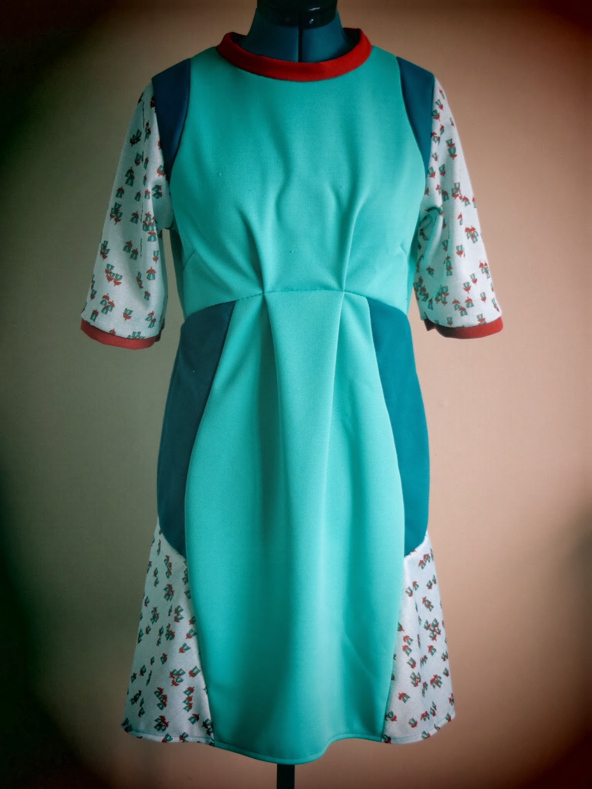 The Confident Journal: Asos Inspired Color Block Dress