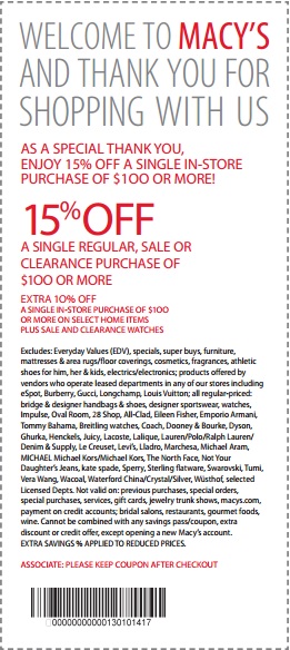 24dealz: Macys promo code and printable coupons August 2013