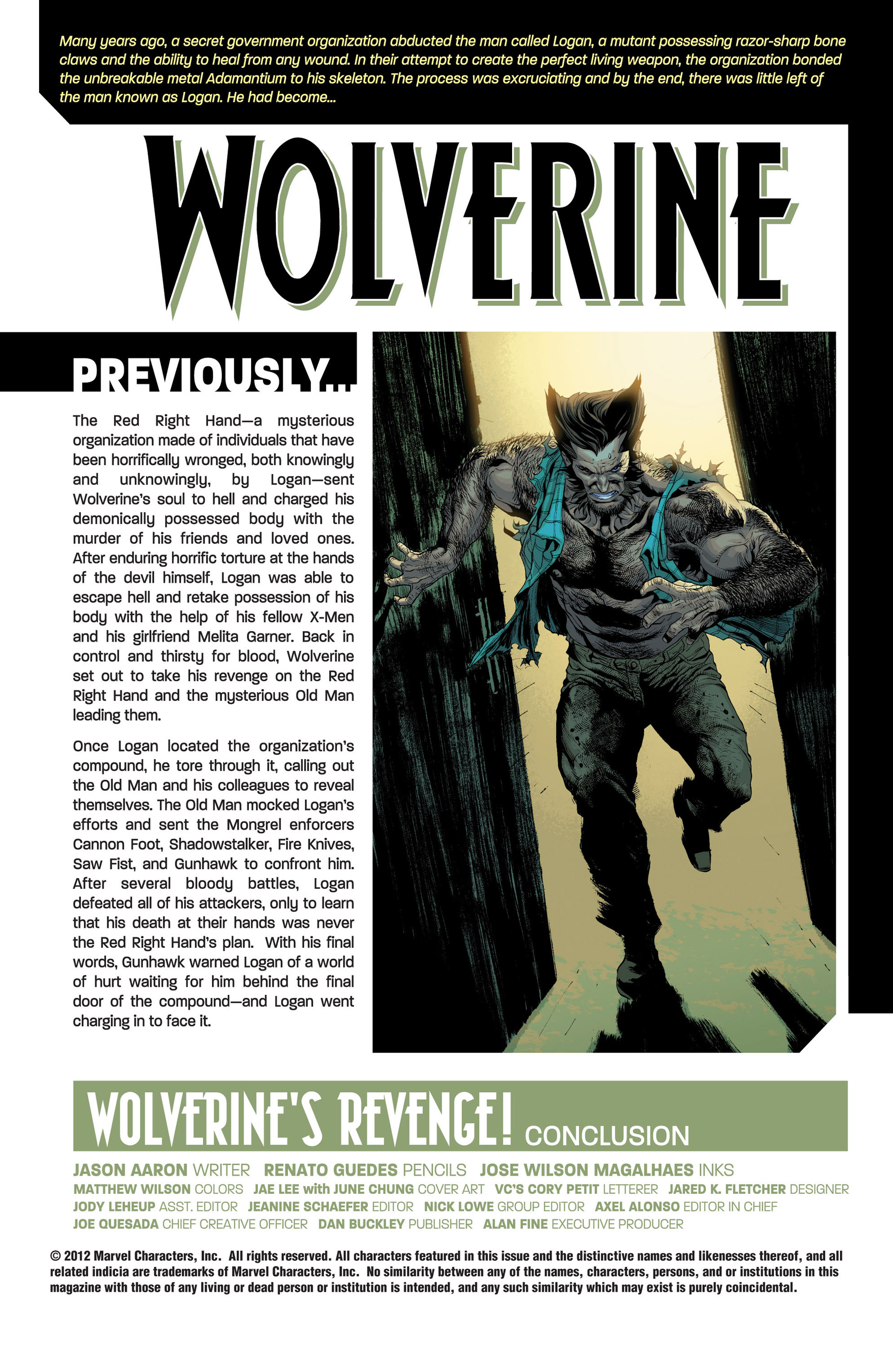 Wolverine (2010) issue 14 - Page 2