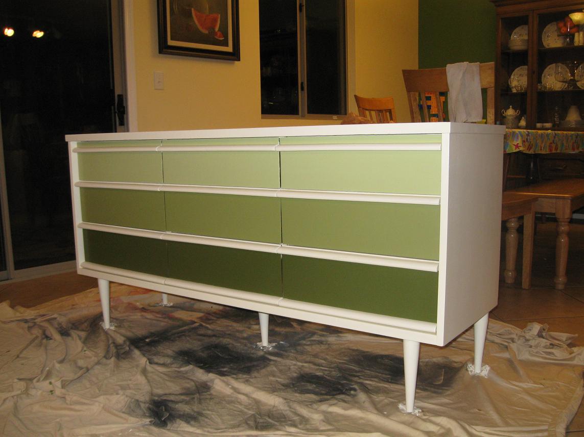 All Things Creative Gradient Green Dresser