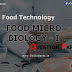 BSc Food Technology - Food Micro Biology - I - Previous Question Papers