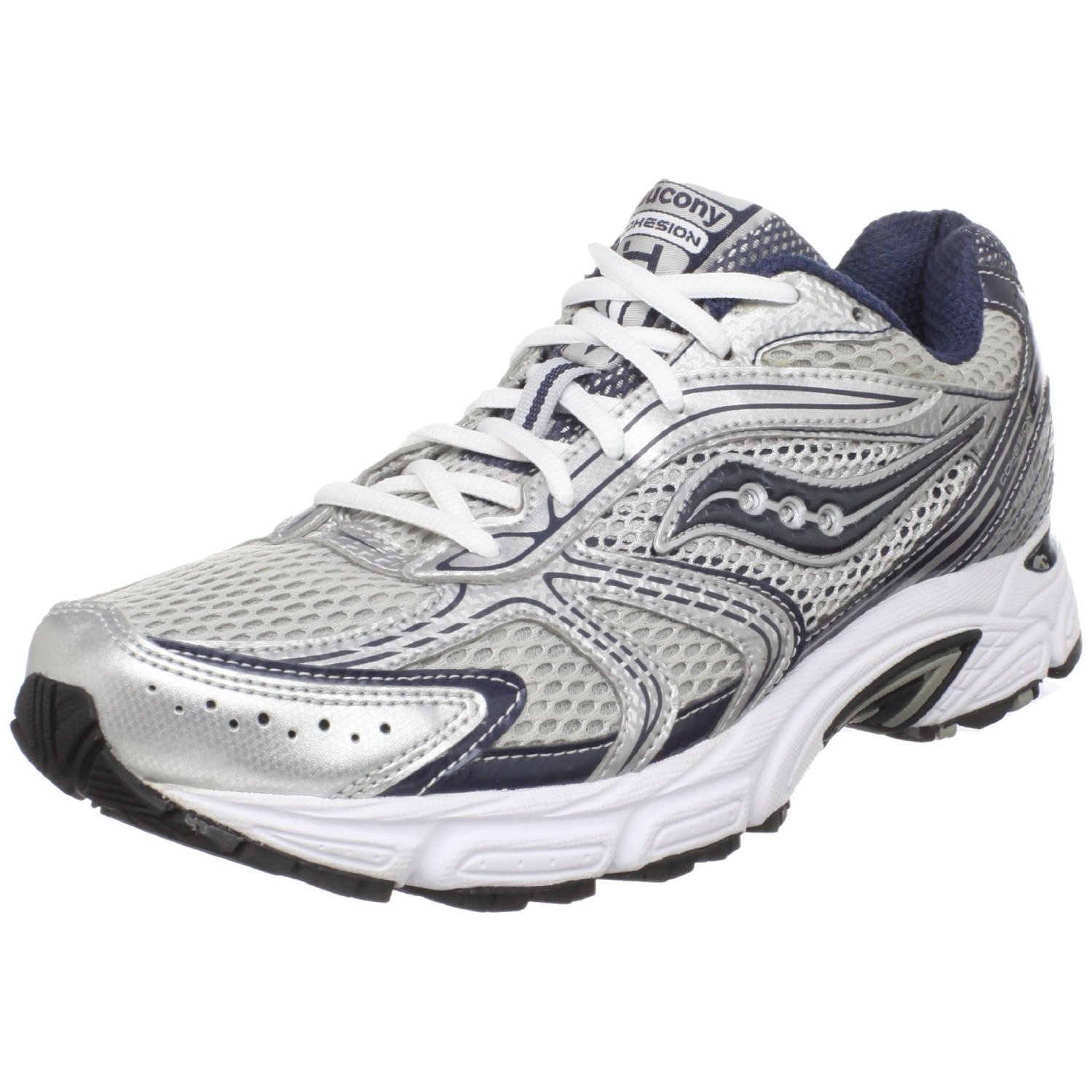 saucony grid cohesion 4 leather running shoes