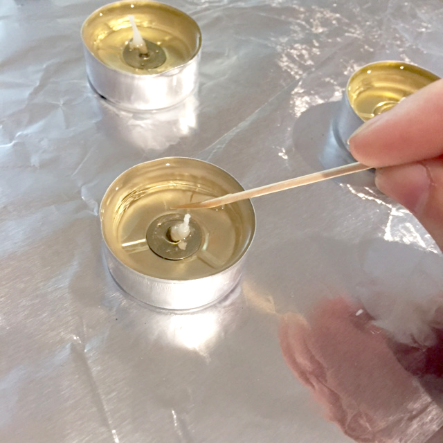 DIY Essential Oil Scented Tea Lights joyful.life