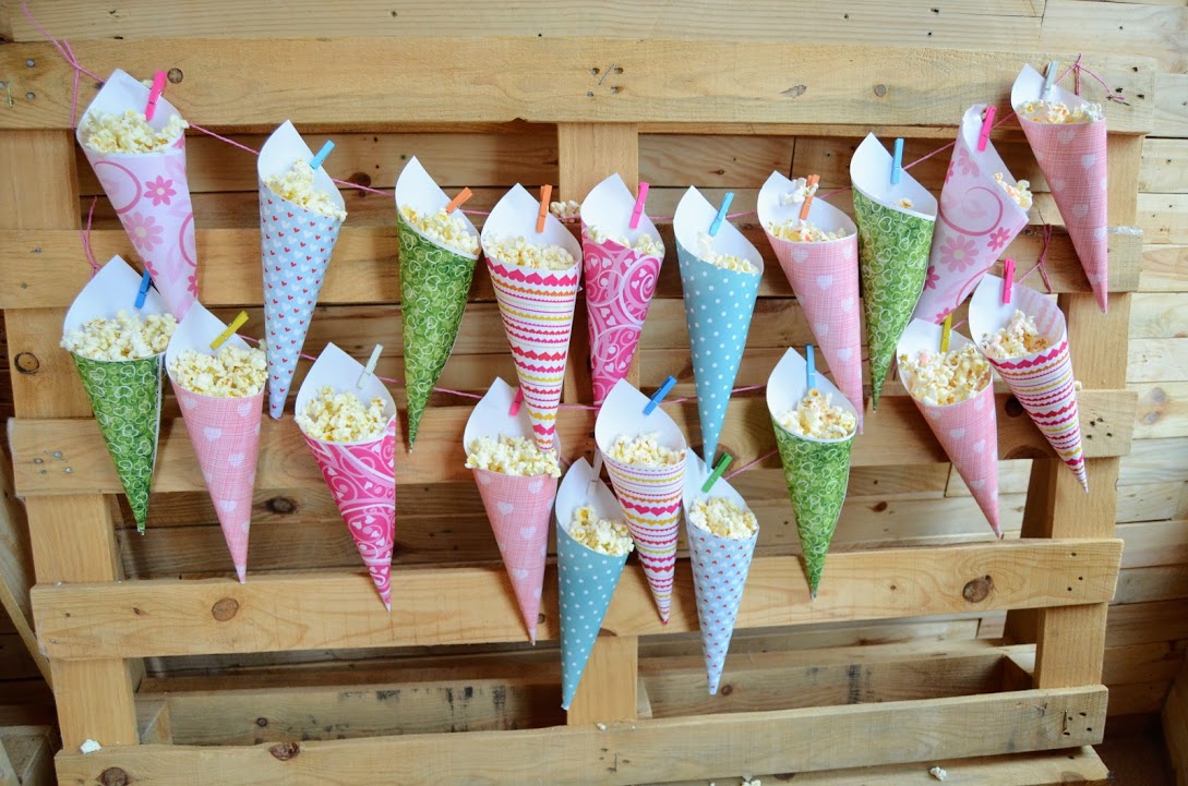 El Rincón de la Mariposa: Palomitas de Purpurina